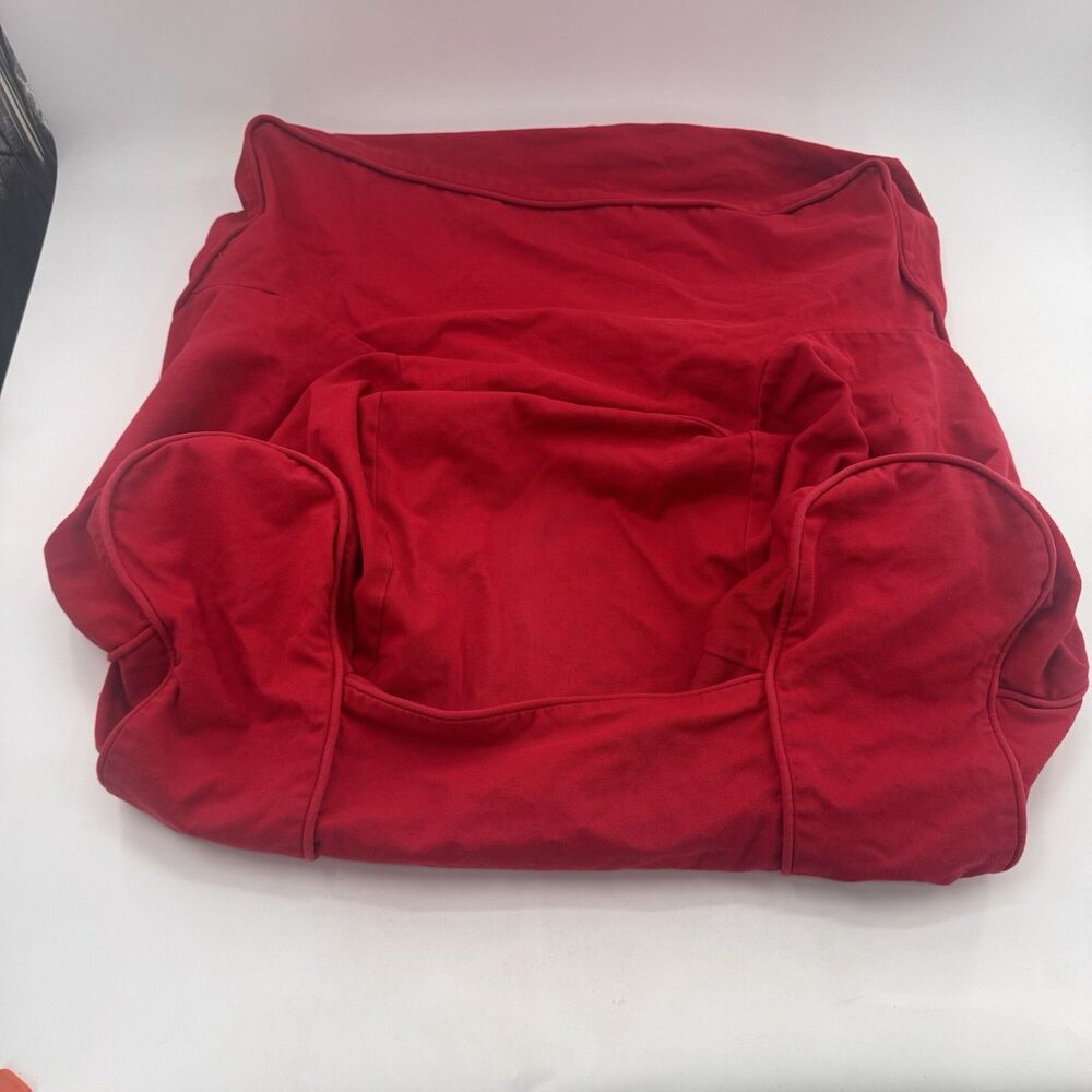 Pottery Barn Kids Anywhere Chair Red Slipcover Cover ONLY No Mono